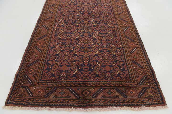 115cm x 335cm Hand Knotted Shahsavand Persian Wool Runner Rug