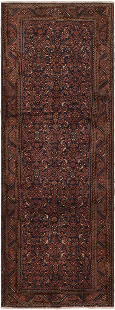 115cm x 335cm Hand Knotted Shahsavand Persian Wool Runner Rug