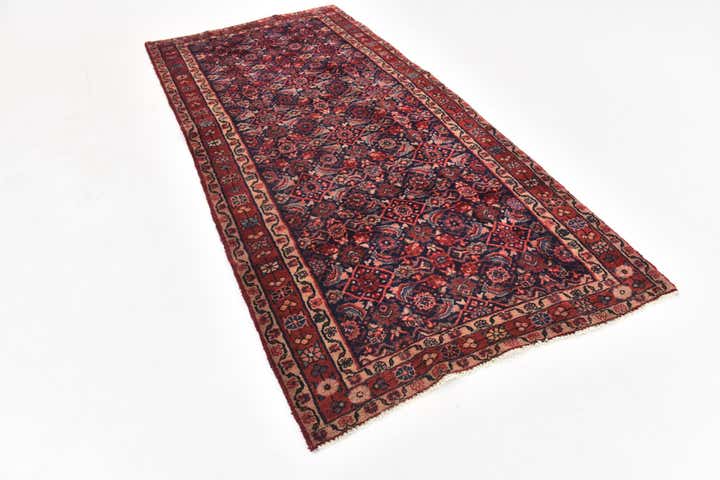 4' 6 x 10' Hand Knotted Shahsavand Persian Wool Runner Rug