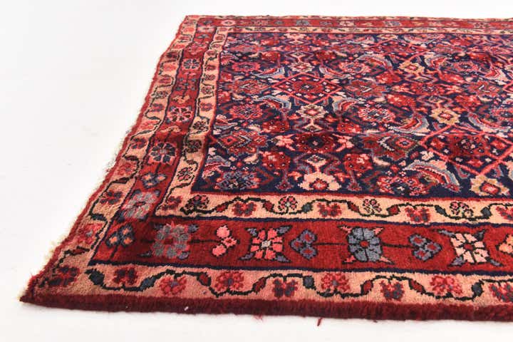 4' 6 x 10' Hand Knotted Shahsavand Persian Wool Runner Rug