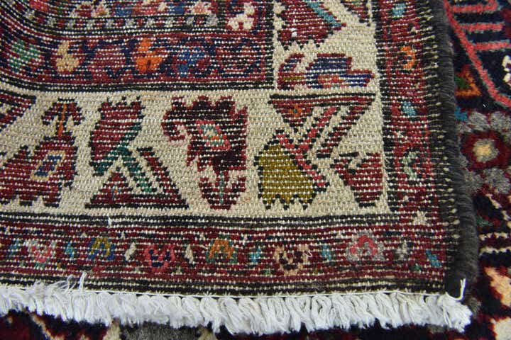 3' 4 x 9' 7 Hand Knotted Shahsavand Persian Wool Runner Rug