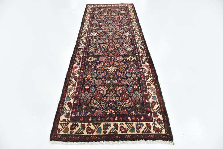 3' 4 x 9' 7 Hand Knotted Shahsavand Persian Wool Runner Rug