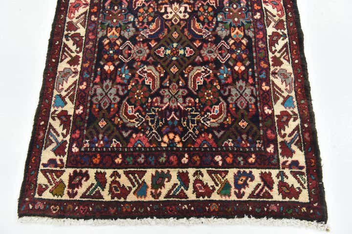 3' 4 x 9' 7 Hand Knotted Shahsavand Persian Wool Runner Rug