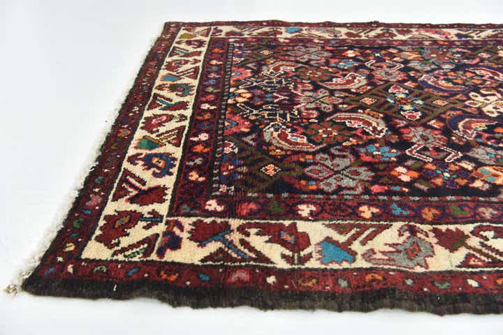 3' 4 x 9' 7 Hand Knotted Shahsavand Persian Wool Runner Rug