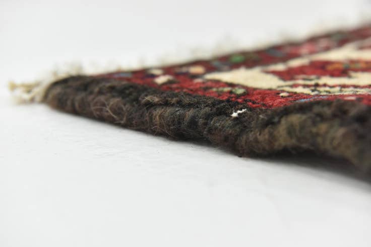 Detail image of 100cm x 290cm anudado a mano Shahsavand Alfombra Persa Lana Pasillera