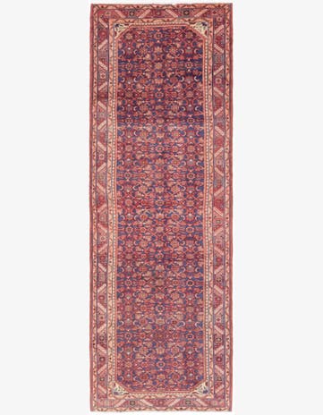 3' 6 x 10' 4 Hand Knotted Shahsavand Persian Wool Runner Rug