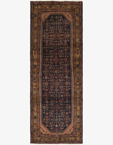3' 5 x 9' 10 Hand Knotted Shahsavand Persian Wool Runner Rug