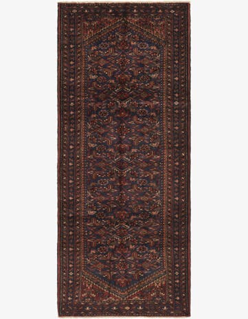 3' 10 x 9' 9 Hand Knotted Shahsavand Persian Wool Runner Rug