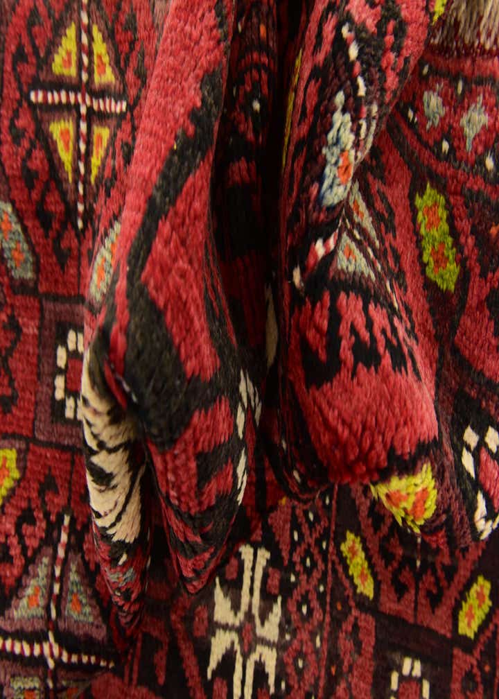 4' 10 x 9' 10 Hand Knotted Shiraz Persian Wool Runner Rug