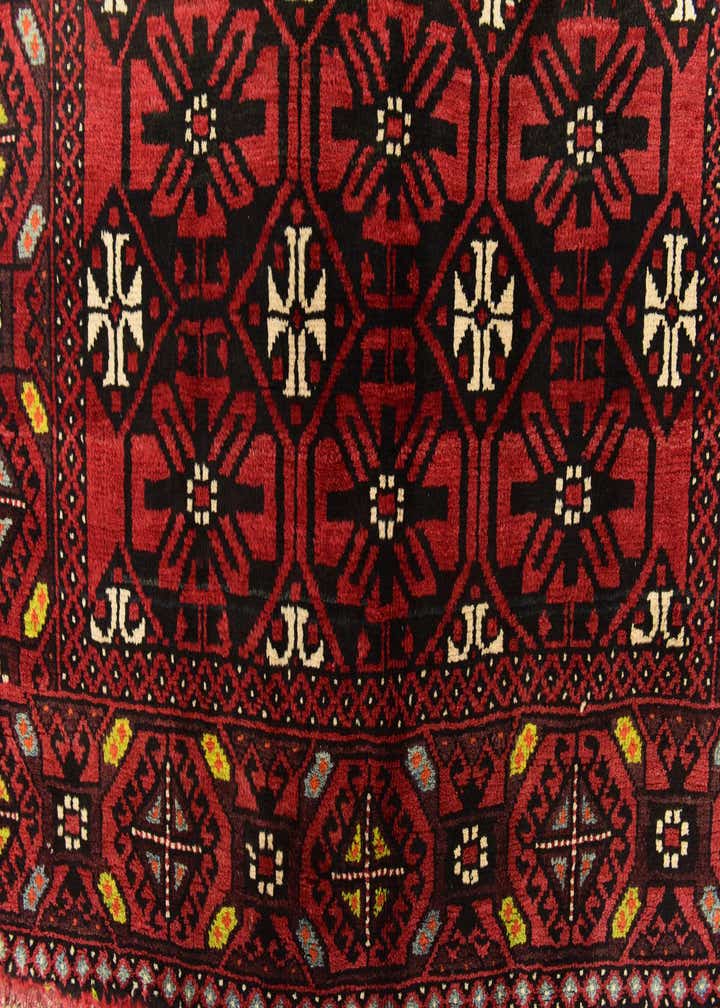4' 10 x 9' 10 Hand Knotted Shiraz Persian Wool Runner Rug