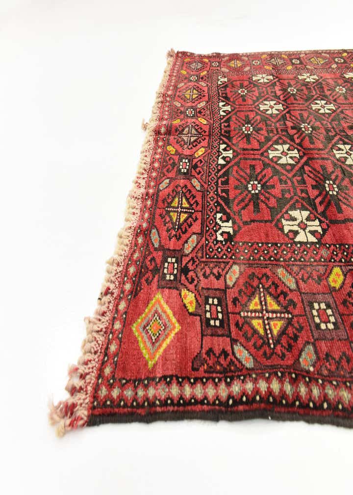 4' 10 x 9' 10 Hand Knotted Shiraz Persian Wool Runner Rug