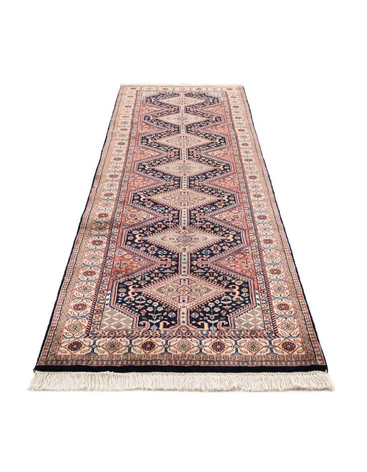 Detail image of 3' x 9' 9  Hand Knotted Shirvan Wool Runner Rug