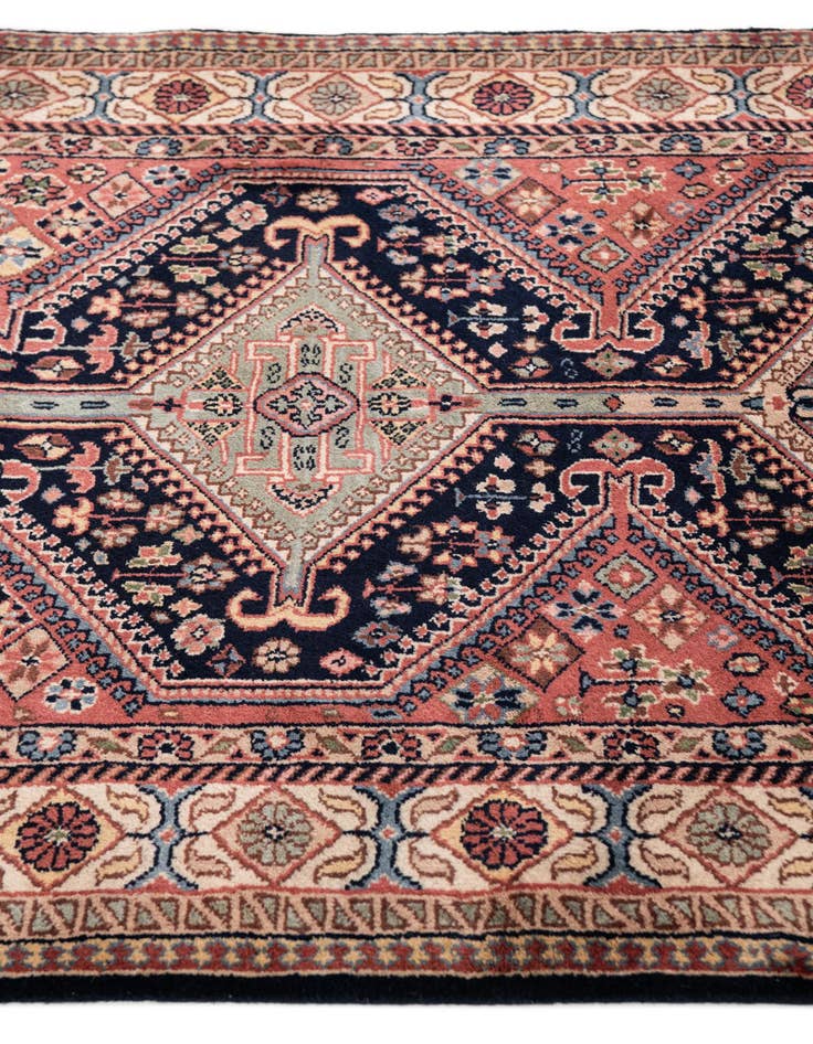 Detail image of 3' x 9' 9  Hand Knotted Shirvan Wool Runner Rug