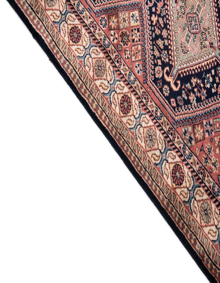 Detail image of 3' x 9' 9  Hand Knotted Shirvan Wool Runner Rug