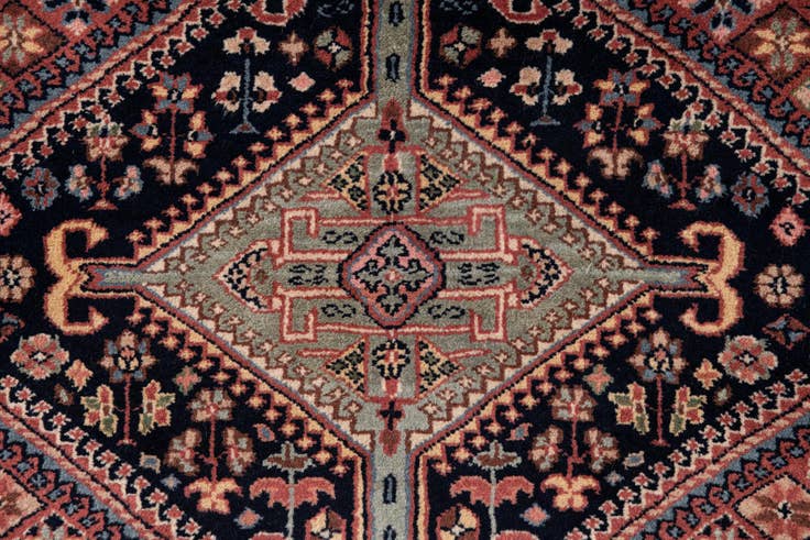 Detail image of 3' x 9' 9 Hand Knotted Shirvan Wool Runner Rug