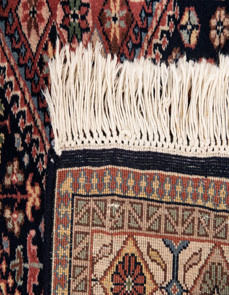 Detail image of 3' x 9' 9  Hand Knotted Shirvan Wool Runner Rug