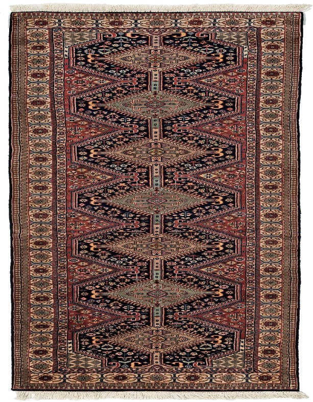 Detail image of 3' x 9' 9 Hand Knotted Shirvan Wool Runner Rug