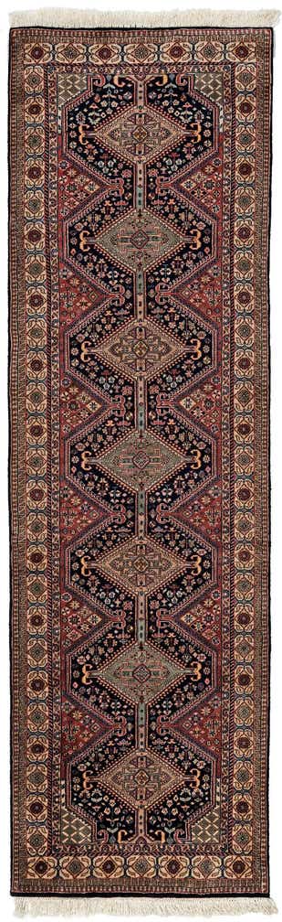 3' x 9' 9 Hand Knotted Shirvan Wool Runner Rug