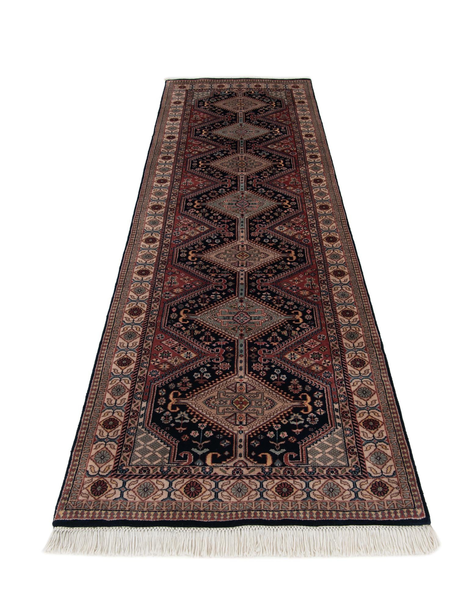 3' x 9' 10 Hand Knotted Shirvan Wool Runner Rug