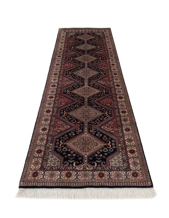 3' x 9' 10 Hand Knotted Shirvan Wool Runner Rug