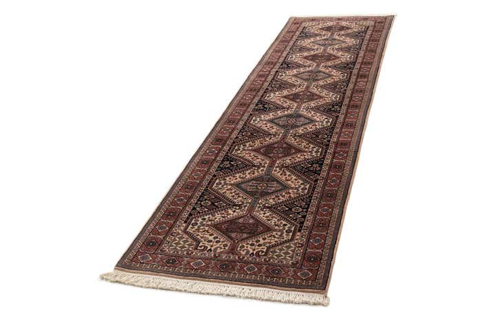 3' x 11' 3 Hand Knotted Shirvan Wool Runner Rug