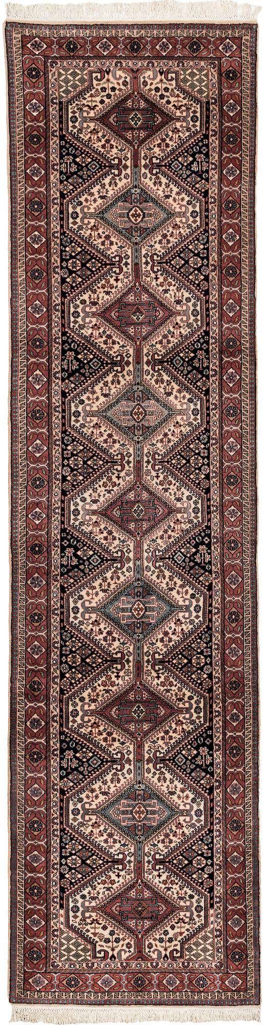 3' x 11' 3 Hand Knotted Shirvan Wool Runner Rug