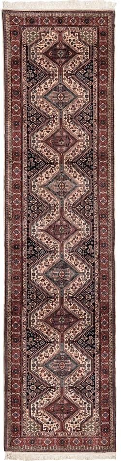 Detail image of 3' x 11' 3 Hand Knotted Shirvan Wool Runner Rug