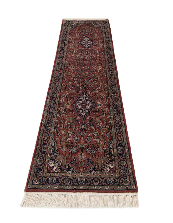 Detail image of 3' 9 x 11' 7  Hand Knotted Shirvan Wool Runner Rug