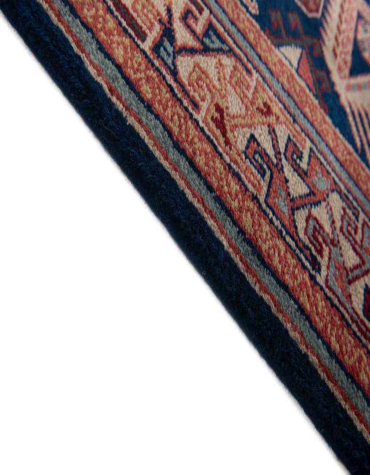 Detail image of 3' 9 x 11' 7  Hand Knotted Shirvan Wool Runner Rug