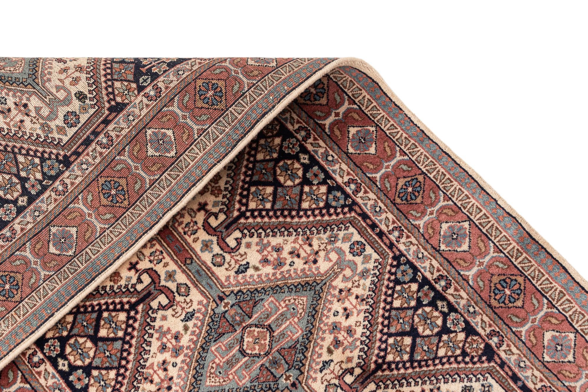 3' x 11' Hand Knotted Shirvan Wool Runner Rug