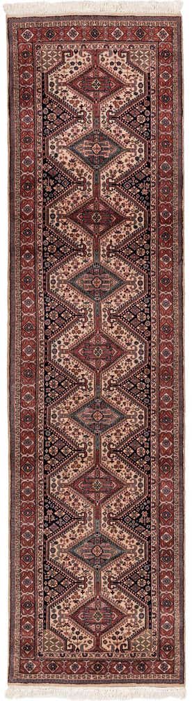 3' x 11' Hand Knotted Shirvan Wool Runner Rug