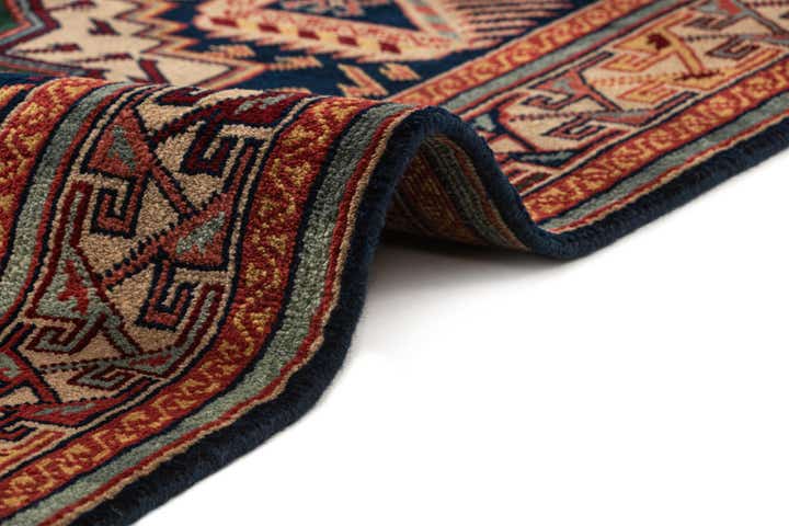 3' 10 x 9' 8 Hand Knotted Shirvan Wool Runner Rug