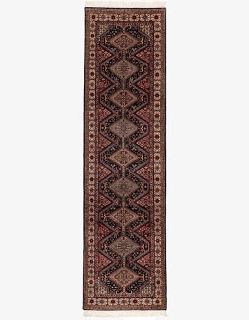 3' x 11' 3 Hand Knotted Shirvan Wool Runner Rug