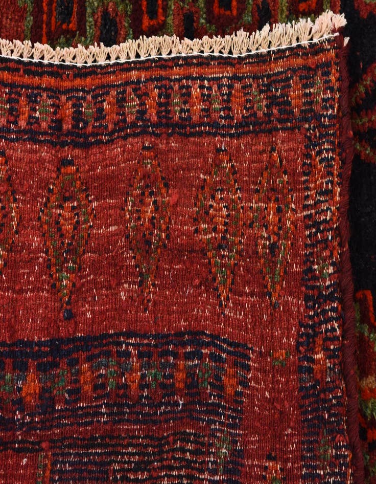 Detail image of 4' 5 x 9' Hand Knotted Sirjan Persian Wool Runner Rug