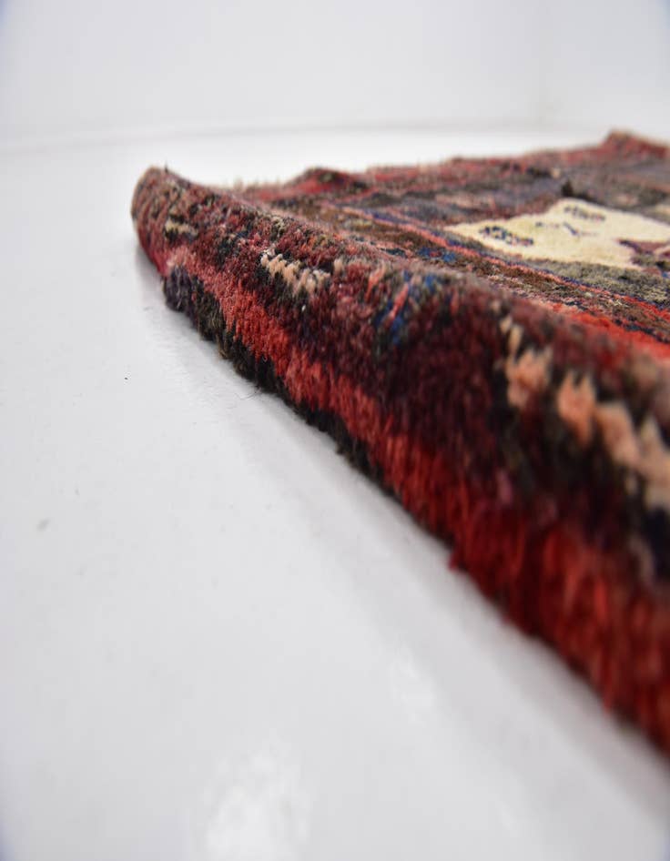 Detail image of 4' 5 x 9' 10 Hand Knotted Sirjan Persian Wool Runner Rug