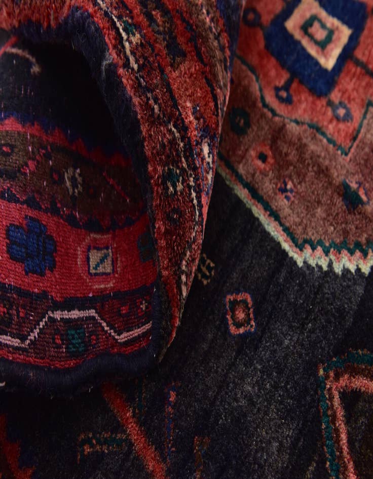 Detail image of 4' 5 x 9' 10 Hand Knotted Sirjan Persian Wool Runner Rug