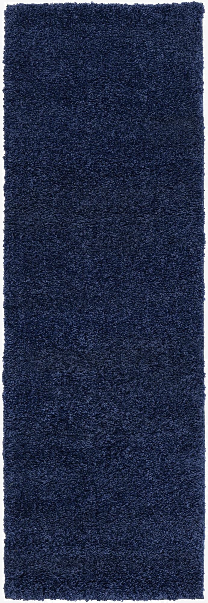 60cm x 185cm Solid Frieze Runner Rug