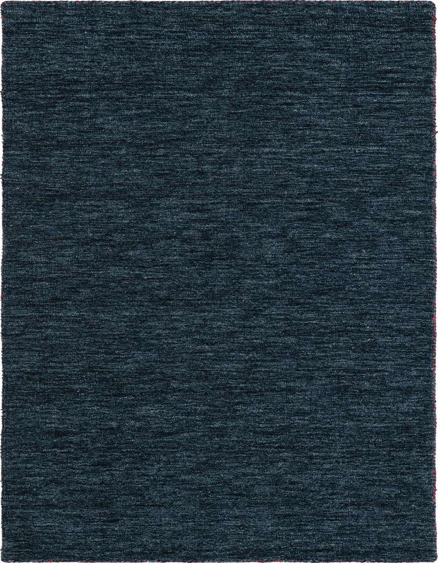 2' 7 x 6' 7 Hand Knotted Solid Gabbeh Wool Runner Rug