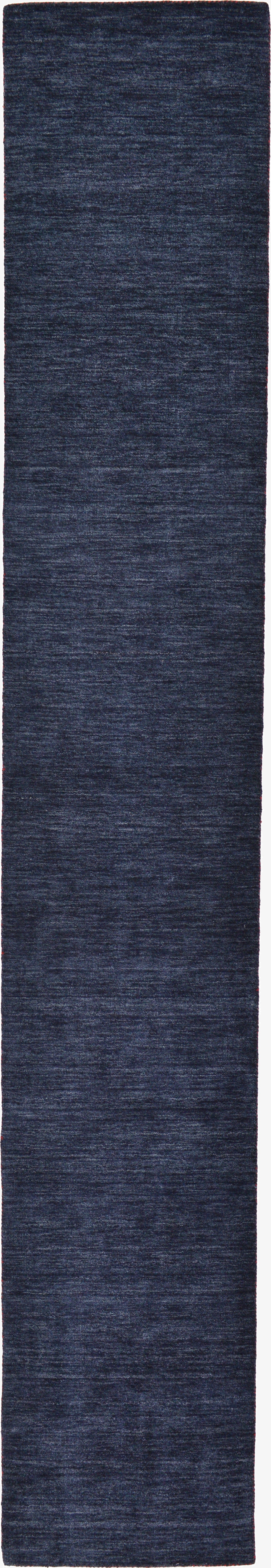 2' 7 x 16' 5 Solid Gabbeh Wool Runner Rug