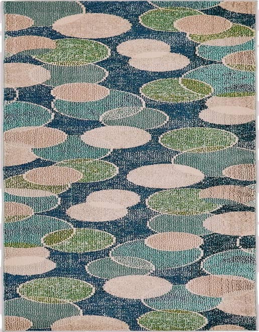 Detail image of 2' 7 x 10' Washable Spectrum Runner Rug