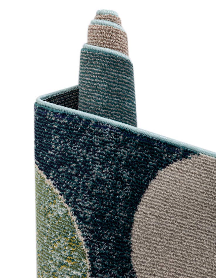 Detail image of 2' 7 x 10'  Washable Spectrum Runner Rug