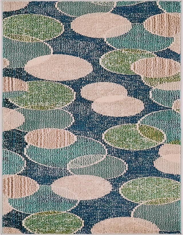 Detail image of 2' 2 x 6' 7 Washable Spectrum Runner Rug