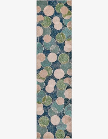 2' 7 x 10' Washable Spectrum Runner Rug