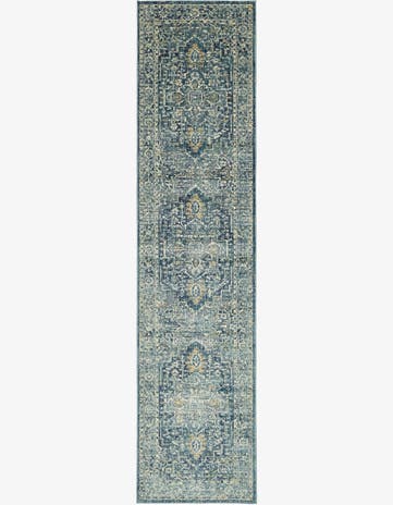 Navy Blue Stockholm Runner Rug