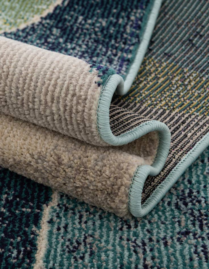 Detail image of 2' 2 x 6' 7 Washable Theia Runner Rug