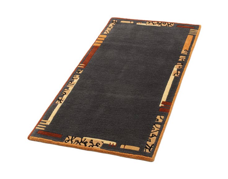 Detail image of 2' 3 x 4' 3 Hand Knotted Tibet Wool Runner Rug