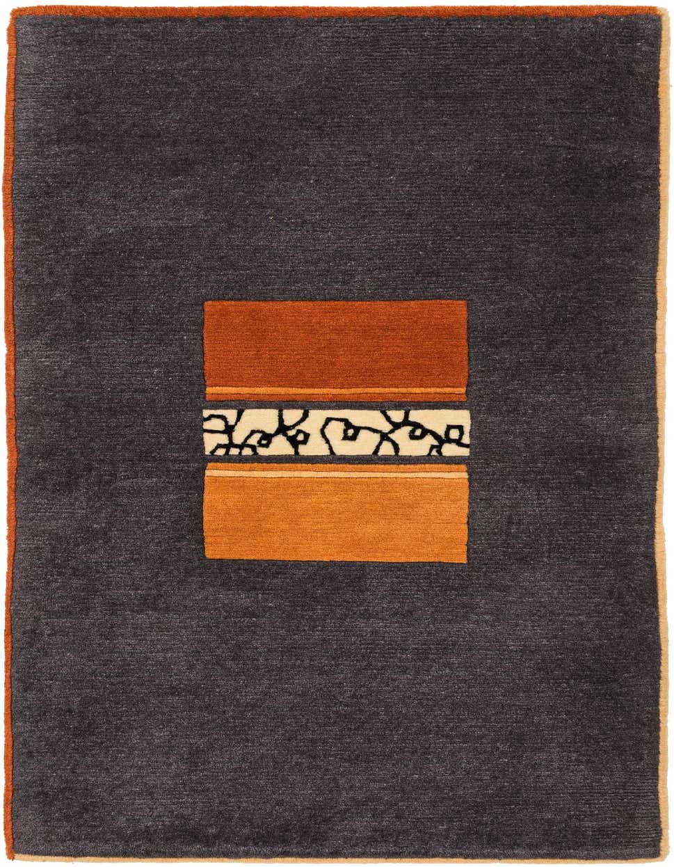 2' 3 x 4' 3 Hand Knotted Tibet Wool Runner Rug