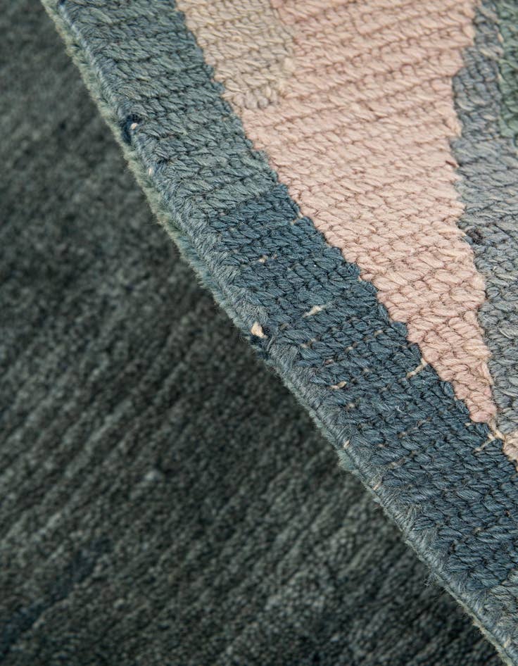 Detail image of 2' 6 x 8'  Hand Knotted Tibet Wool Runner Rug