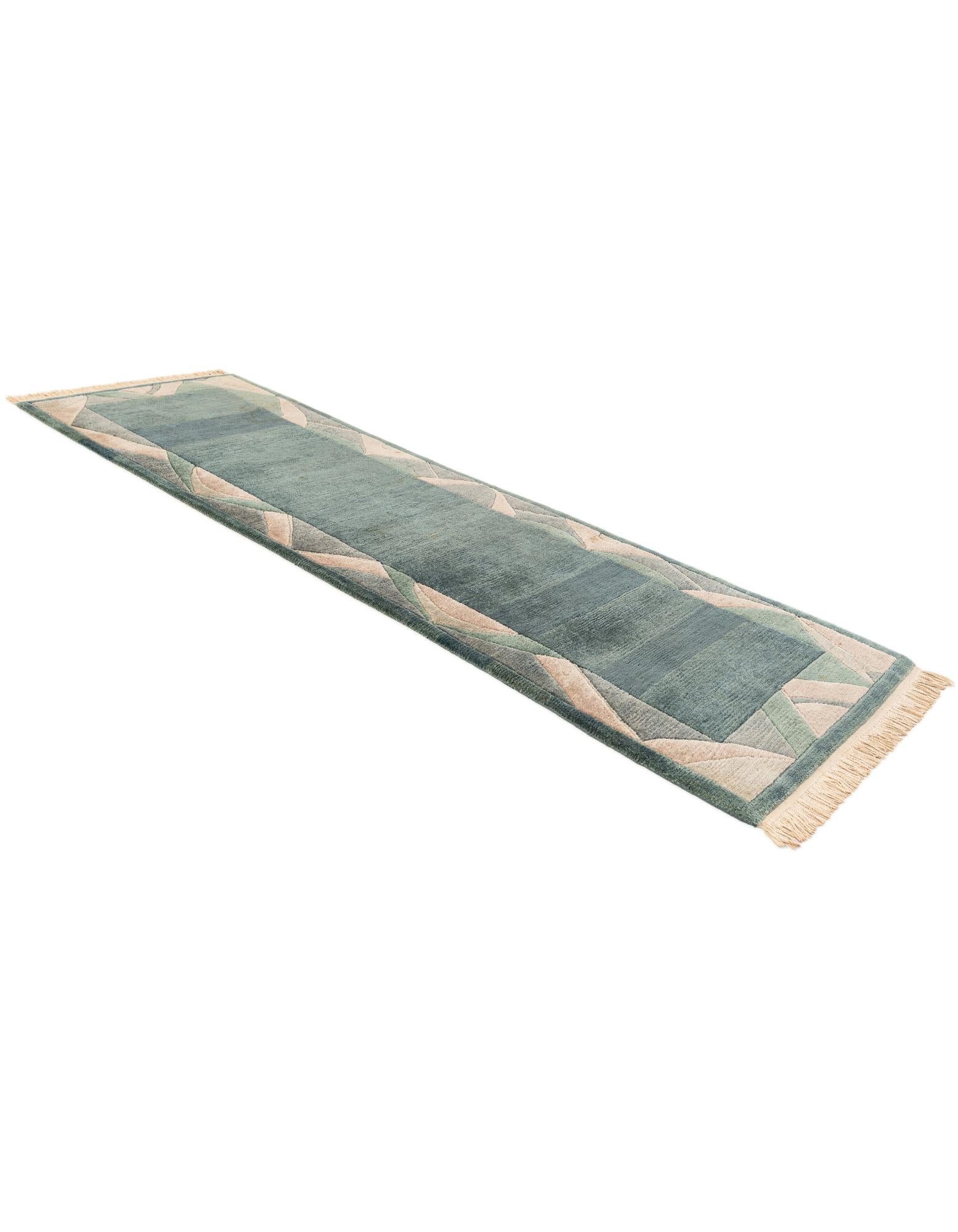 2' 6 x 8' Hand Knotted Tibet Wool Runner Rug