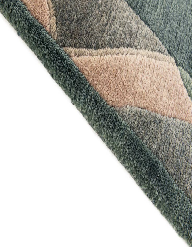 Detail image of 2' 6 x 8'  Hand Knotted Tibet Wool Runner Rug